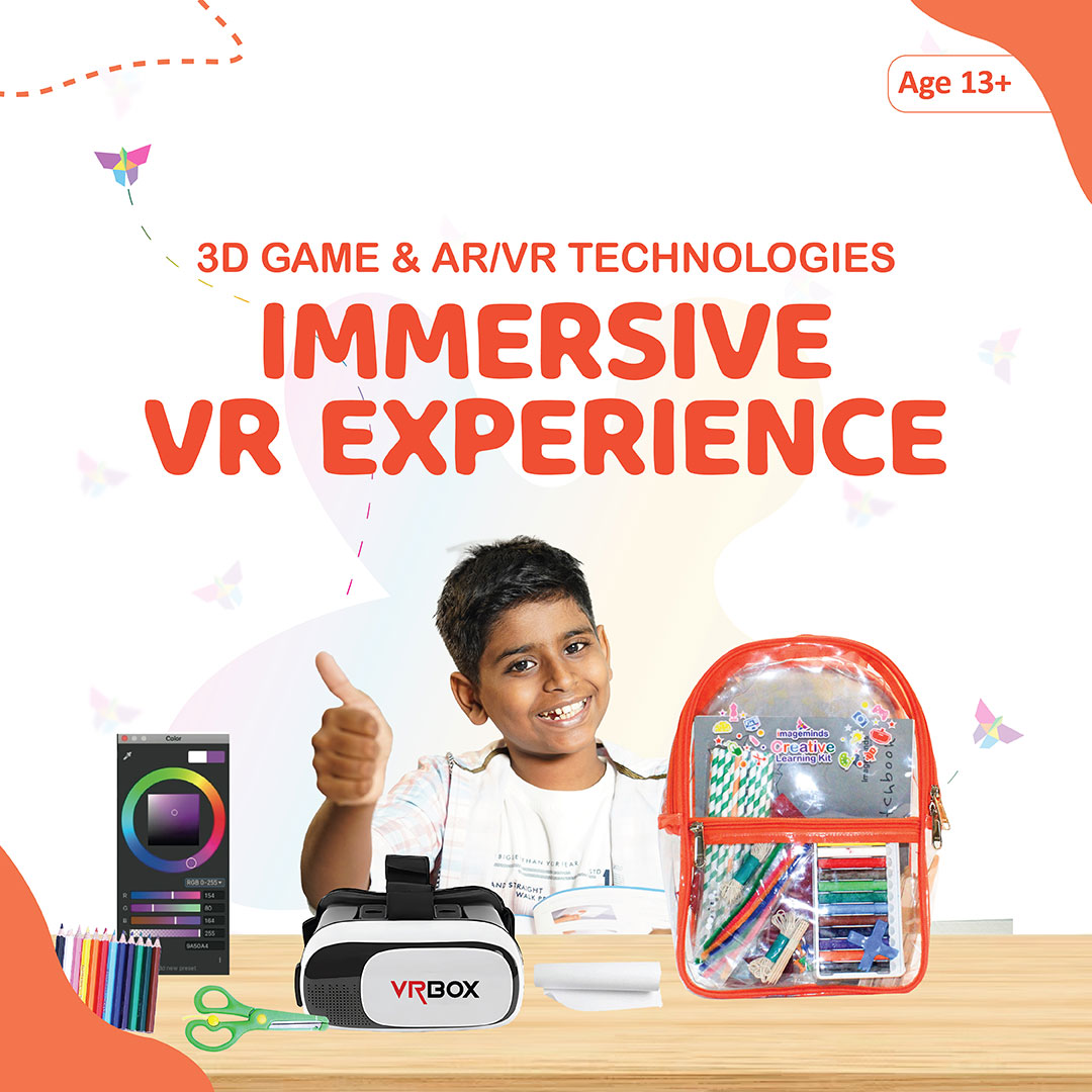 Immersive VR Experience – 3D Game & AR/VR Creative Learning Kit (Age 13+ Yrs) with Video Tutorials & Instruction Manual