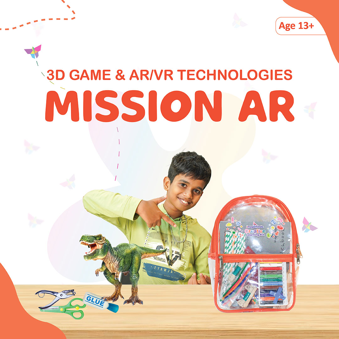 Mission AR – 3D Game & AR/VR Creative Learning Kit (Age 13+ Yrs) with Video Tutorials & Instruction Manual