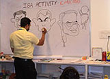 Caricature Workshop at Shanthinikethana School